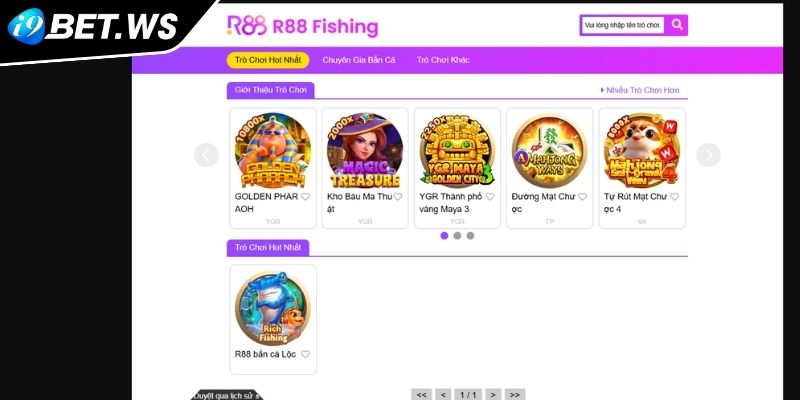 Bắn cá R88 I9BET nhà phát hành game nổi bật thế giới