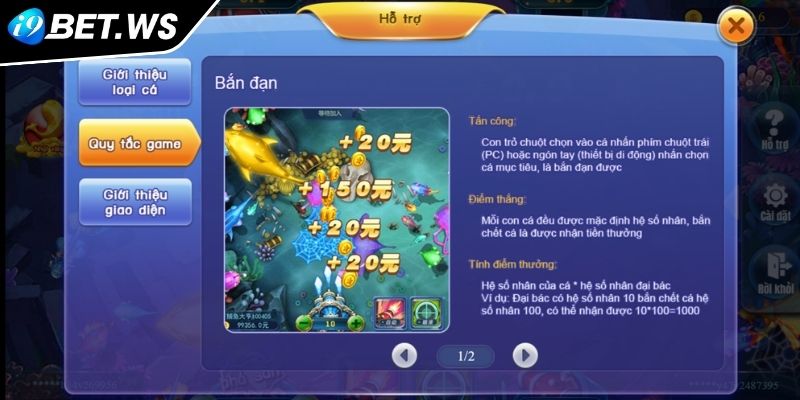 Tính năng của các loại súng trong Ông Trùm Bắn Cá I9BET